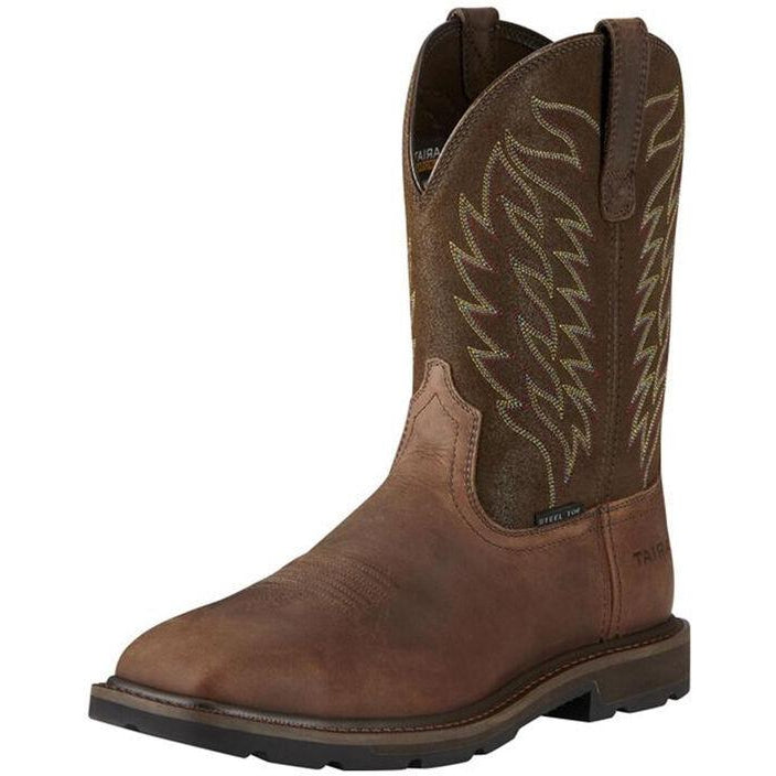 Ariat Men's Groundbreaker 10 Square Stl Toe Western Work Boot - 10021108