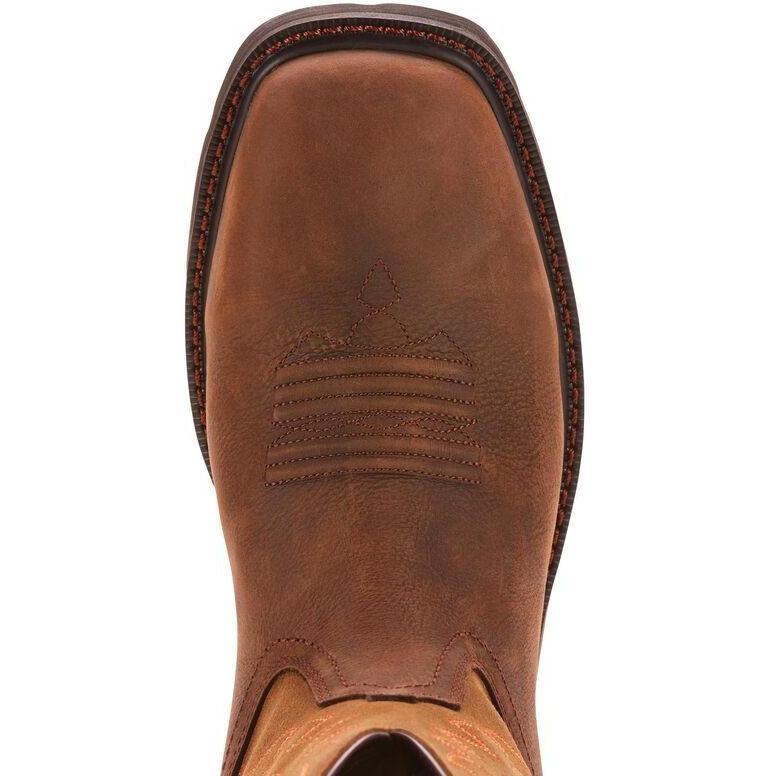 Ariat Men's Groundbreaker 10 Wide Sqr Western Work Boot- 10024984