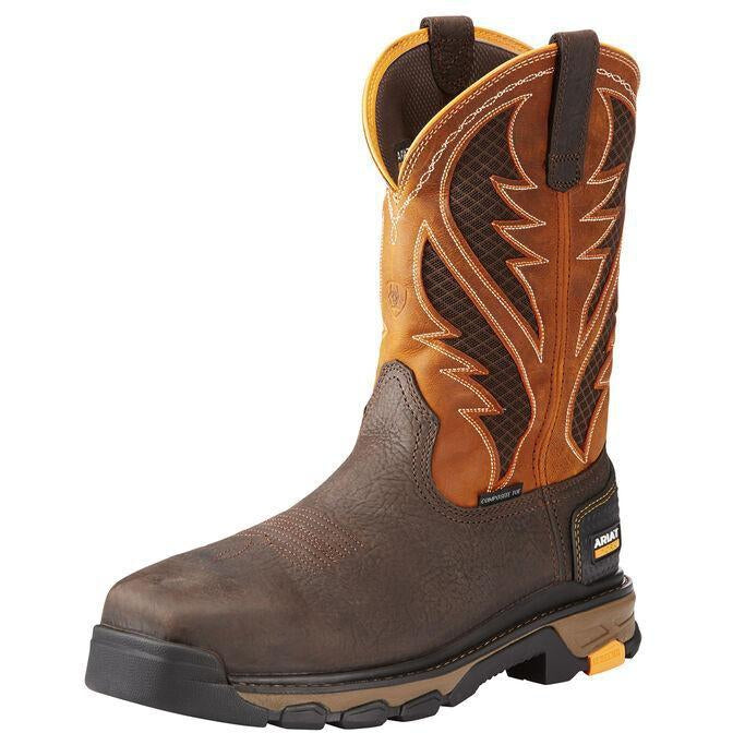 Ariat Men's Intrepid VentTEK 11 Comp Toe Work Boot - Brown - 10023042