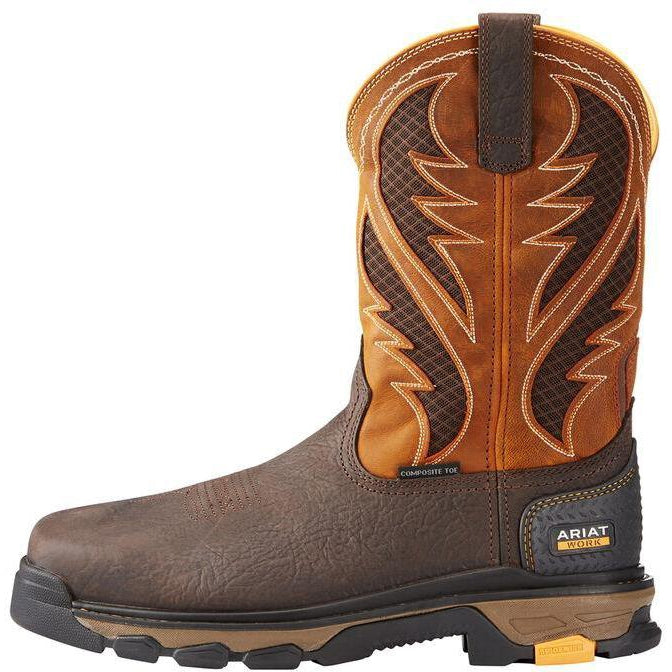 Ariat Men's Intrepid VentTEK 11 Comp Toe Work Boot - Brown - 10023042