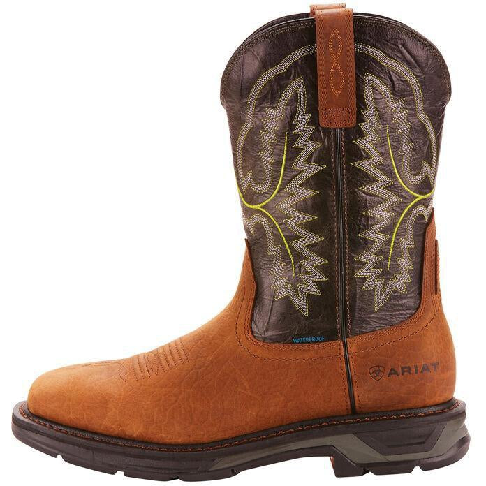 Ariat Men's WorkHog XT 11 Soft Toe WP Work Boot - Tumbled - 10024971