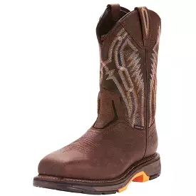 Ariat Men's WorkHog XT Dare 11 Carbon Toe Western Work Boot- Brown - 10024952