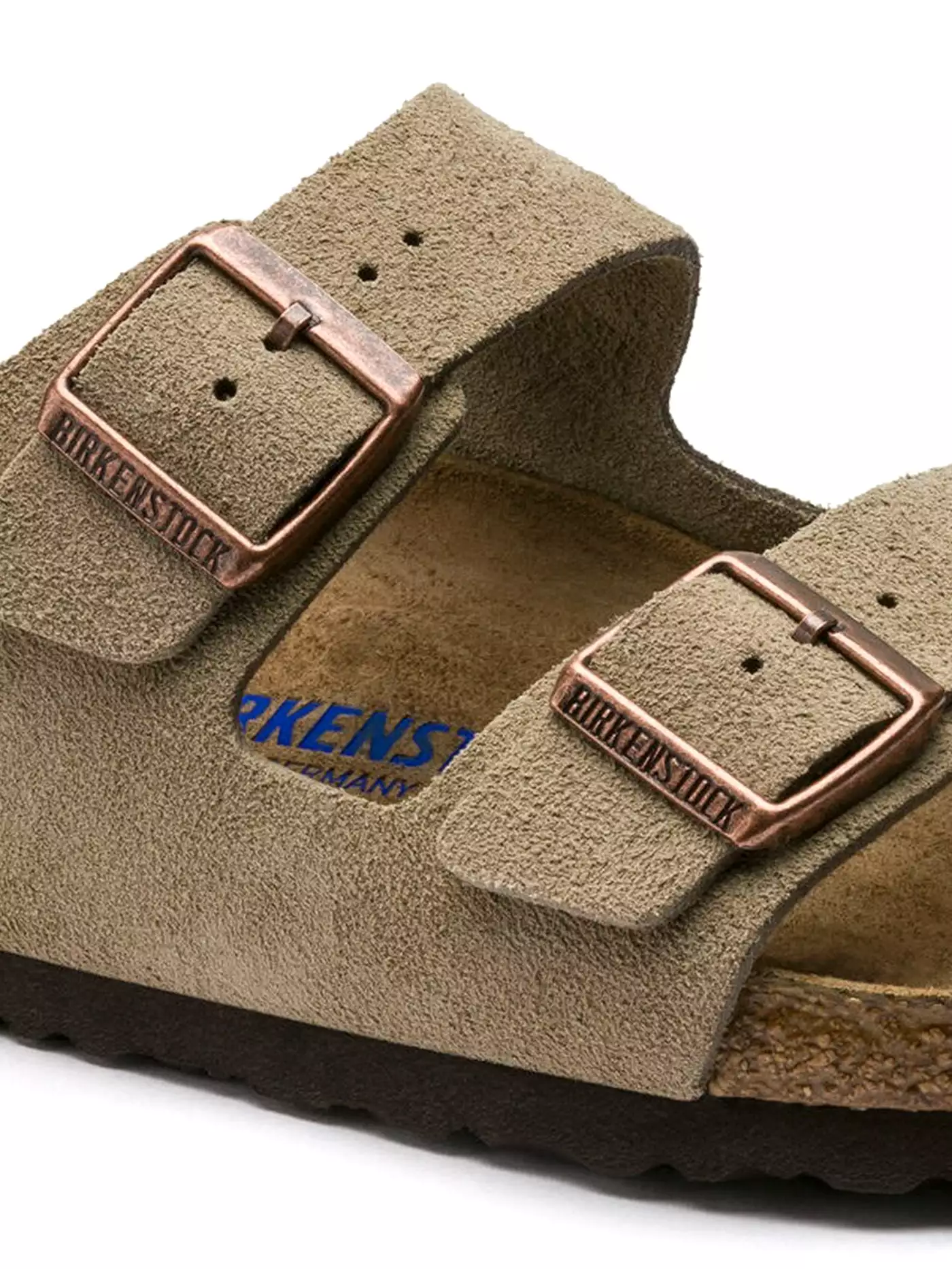 Arizona Soft Footbed Suede N Taupe Sandals