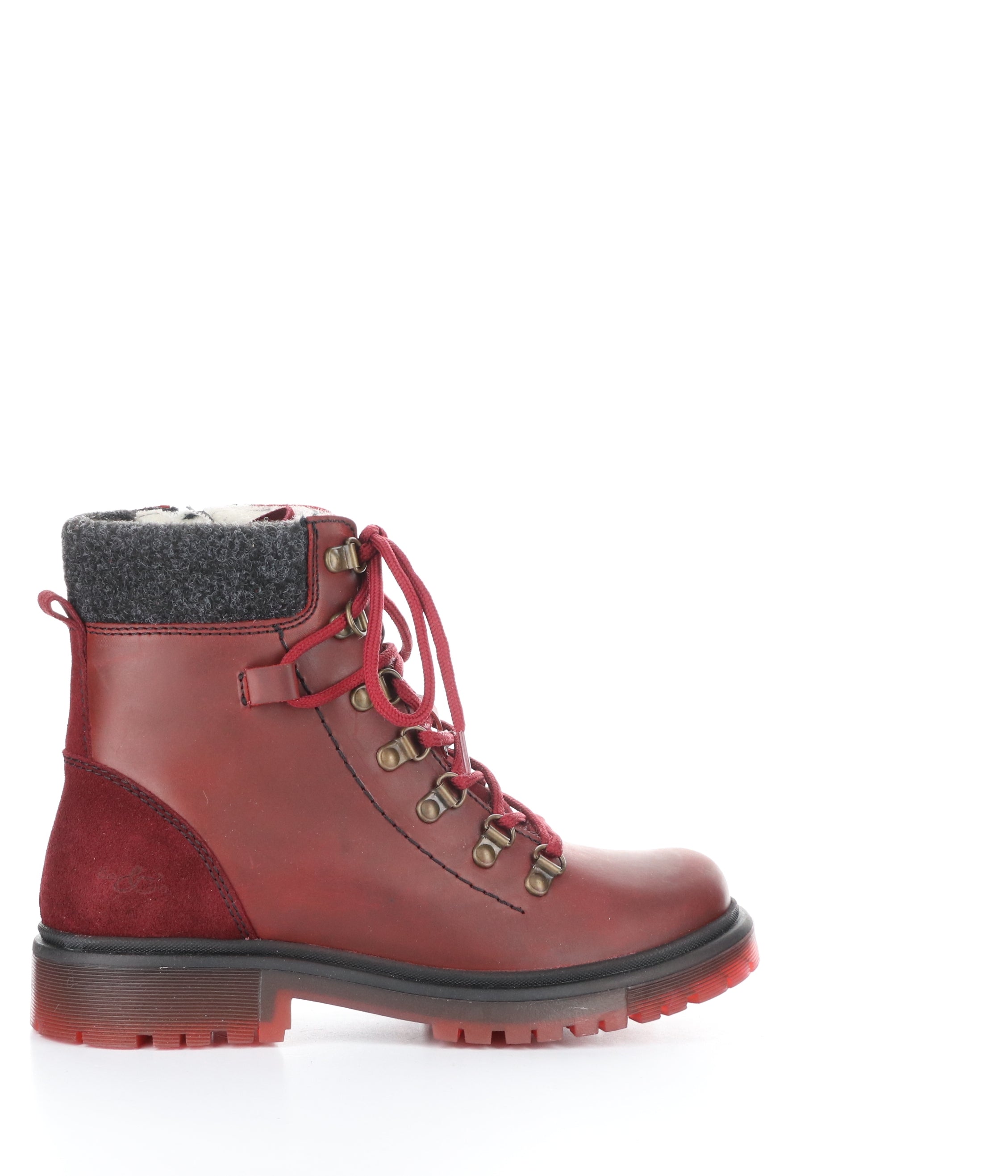 AXEL RED/SANGRIA Round Toe Boots