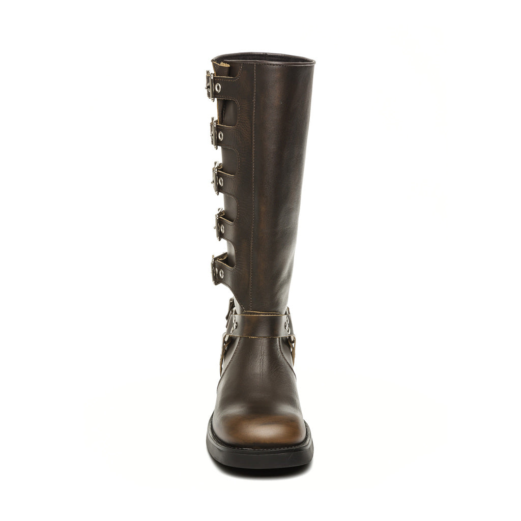 Battle Boot BROWN LEATHER