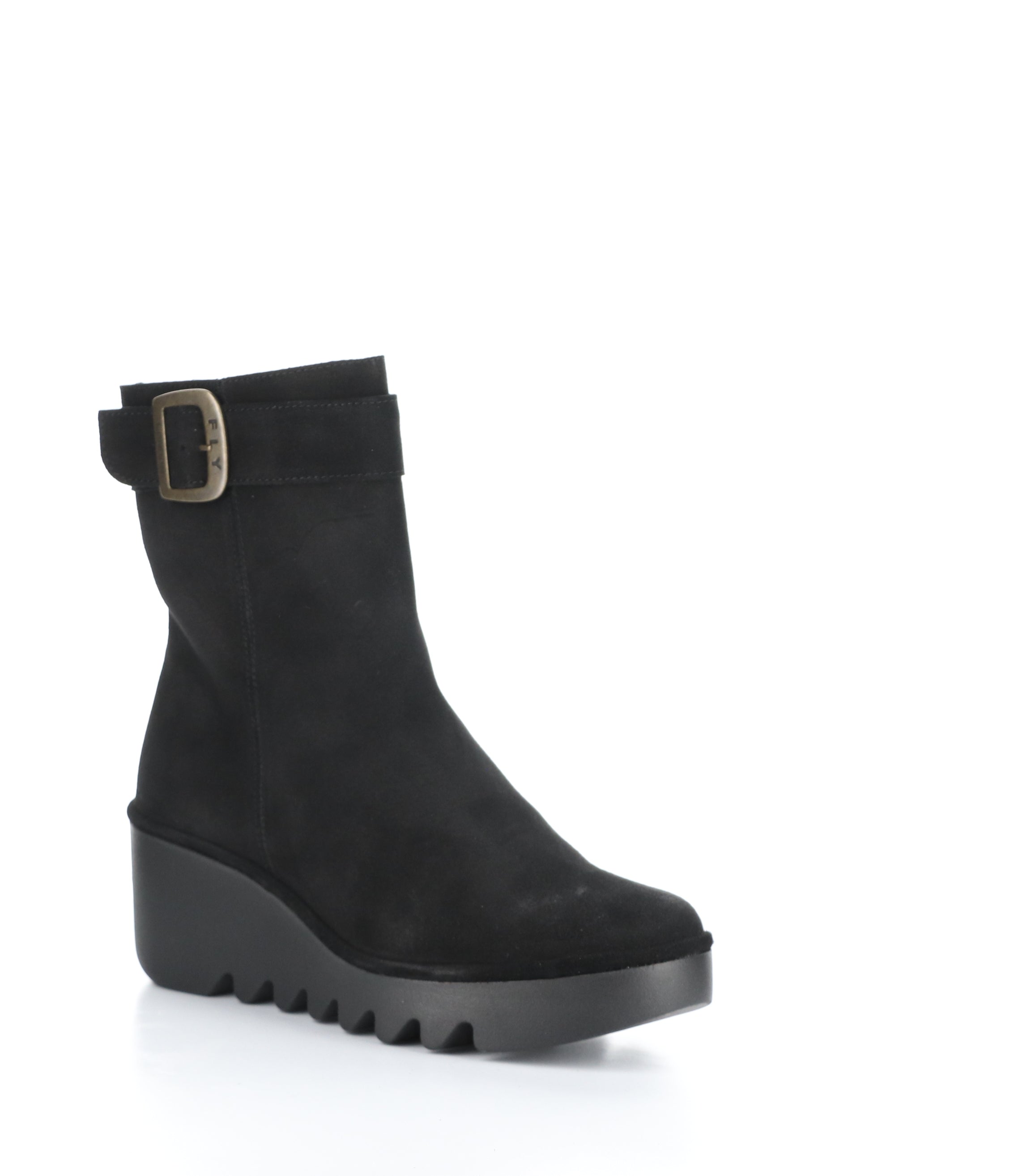 BEPP396FLY 005 BLACK Round Toe Boots