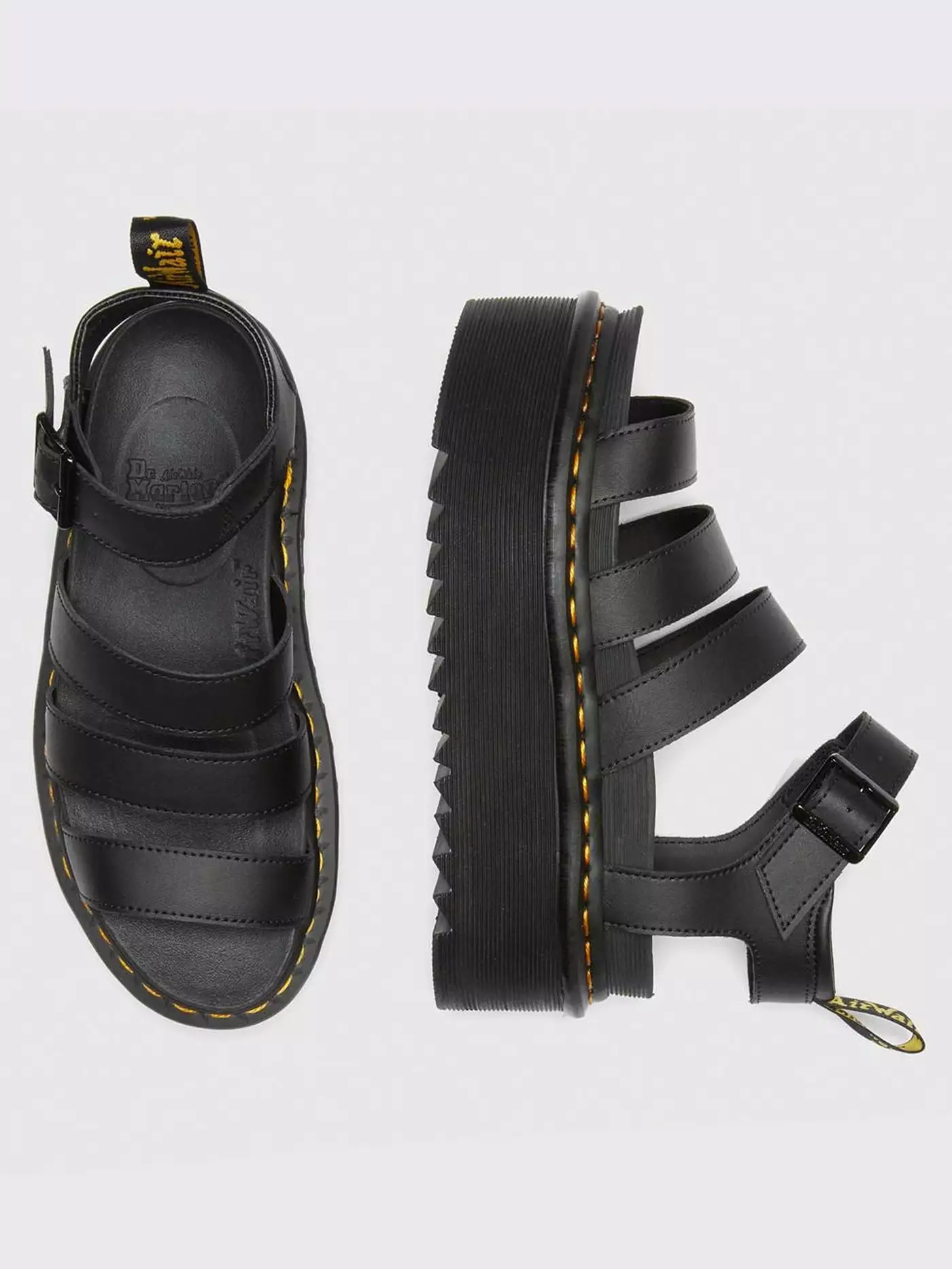 Blaire Quad Hydro Black Sandals