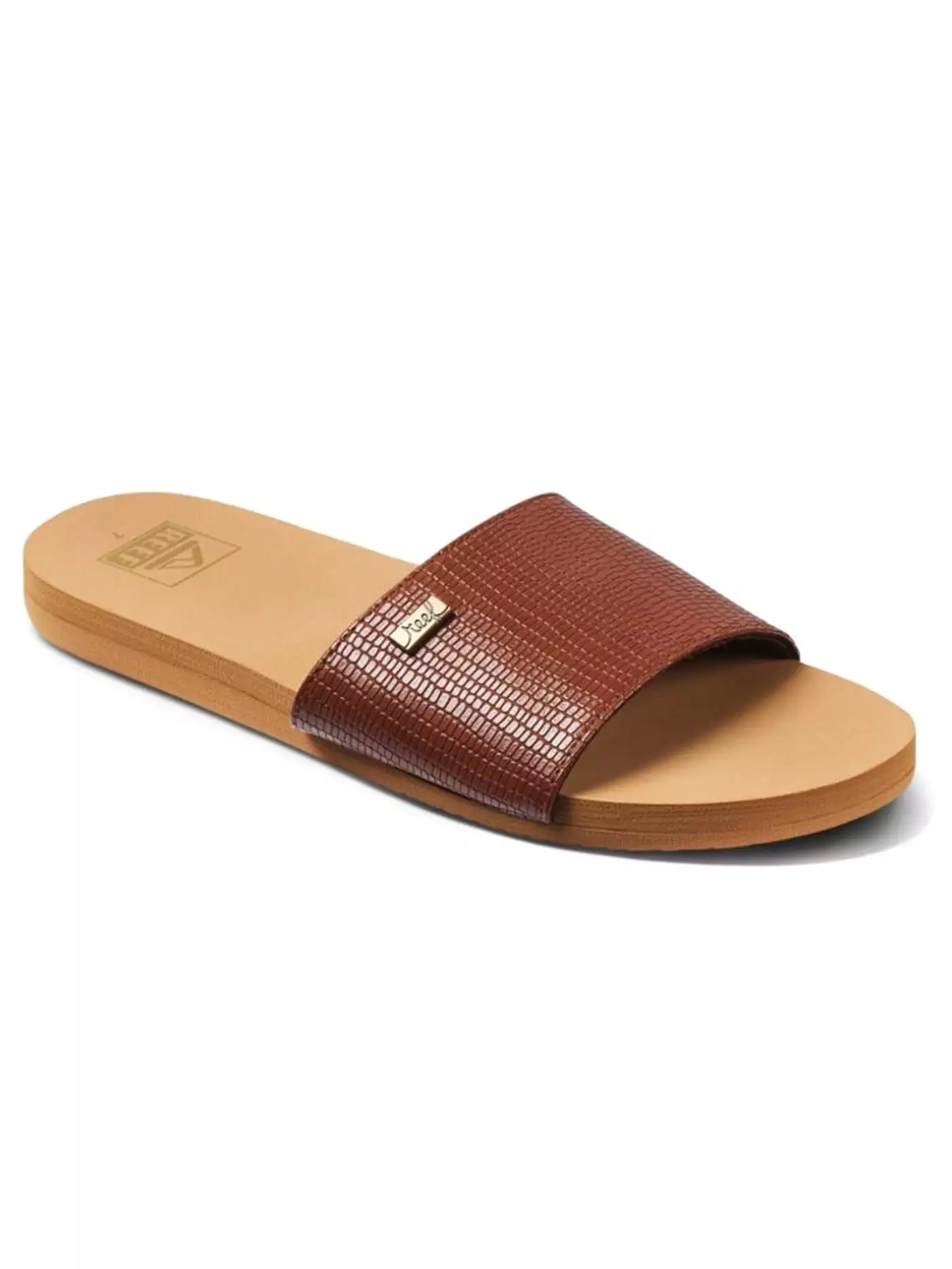 Bliss Nights Slide Brunette Sandals