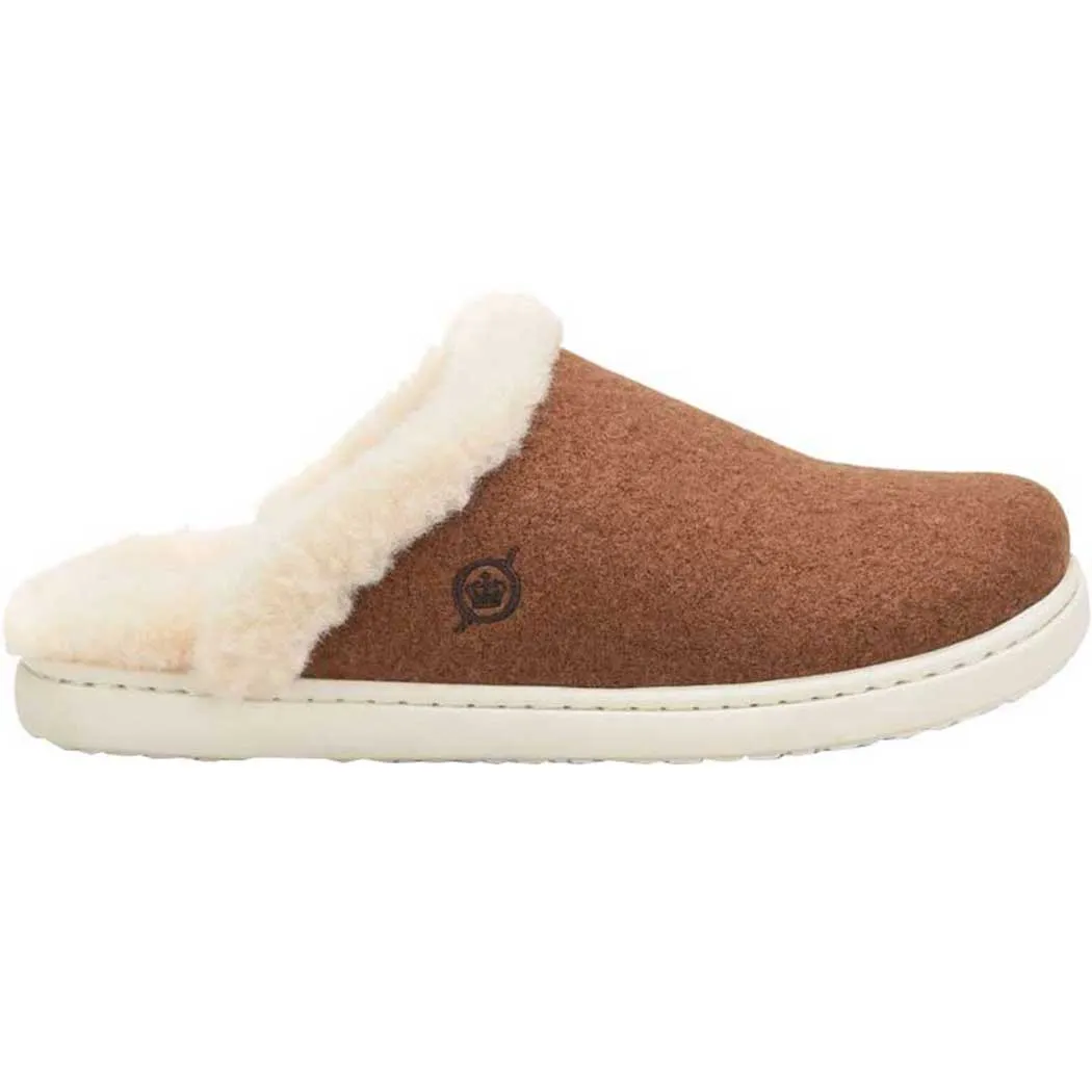 Born Zoe Comfort Clog Brown Wool (Women's)