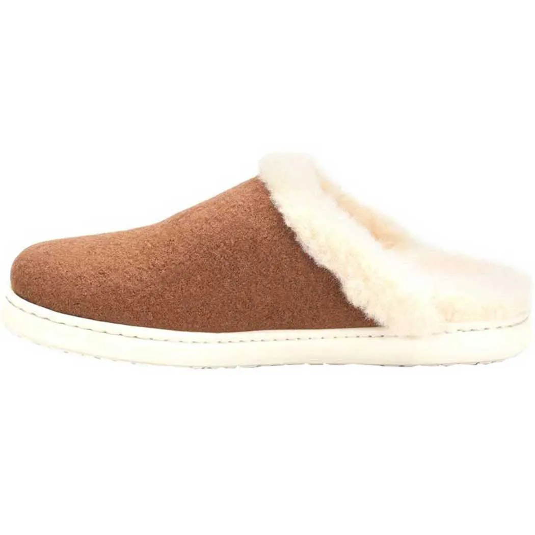 Born Zoe Comfort Clog Brown Wool (Women's)