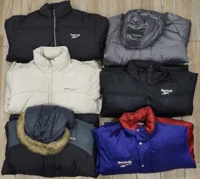 Branded Reebok Puffer Jackets - 10 Pieces