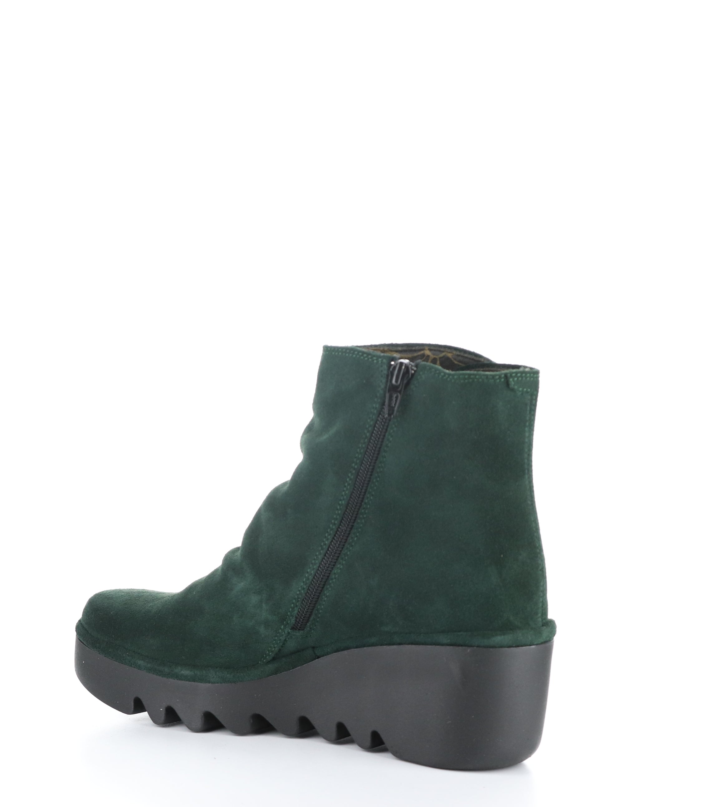 BROM344FLY 002 GREEN FOREST Round Toe Boots