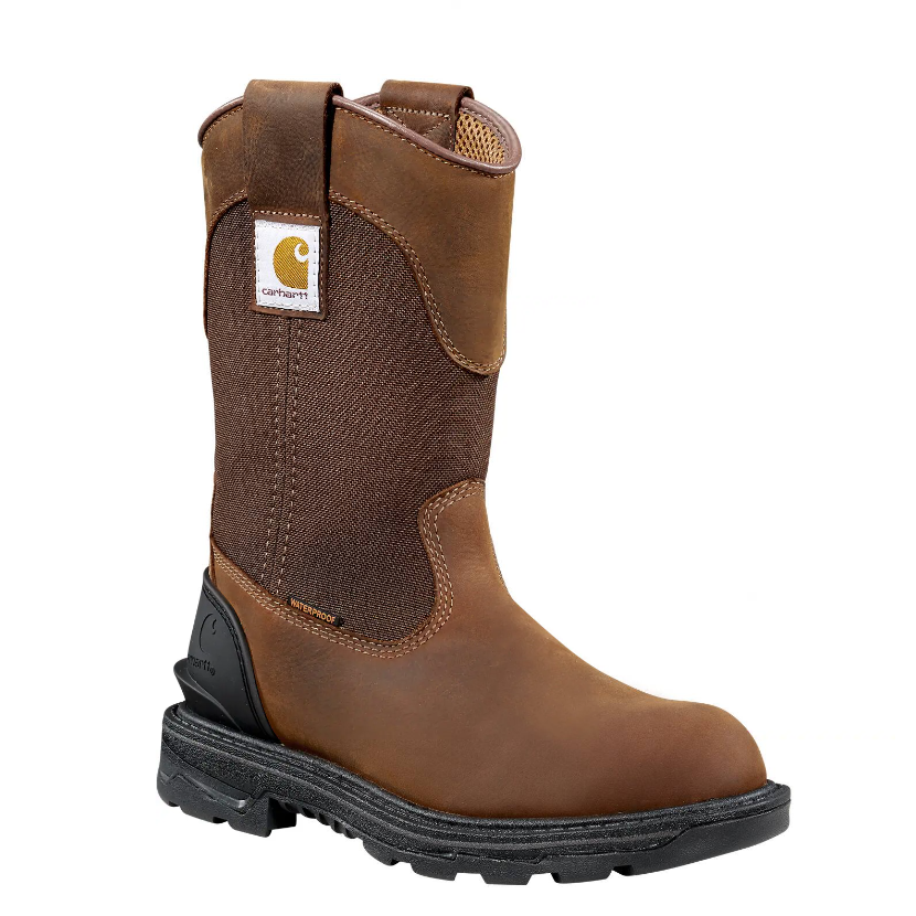 Carhartt Women's Ironwood 11 Alloy Toe WP Wellington Boot -Brown- FT1502-W