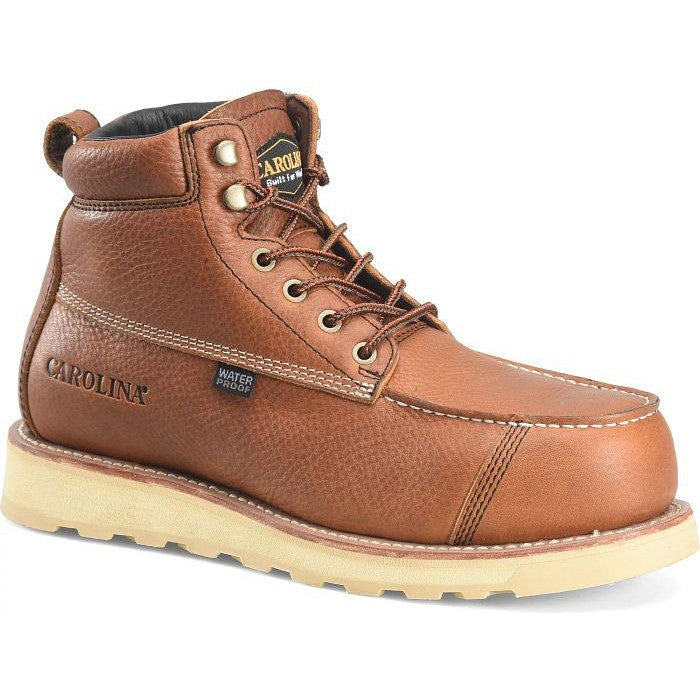 Carolina Men's Staple Gun 6 ST Waterproof Work Boot -Tan- CA7070