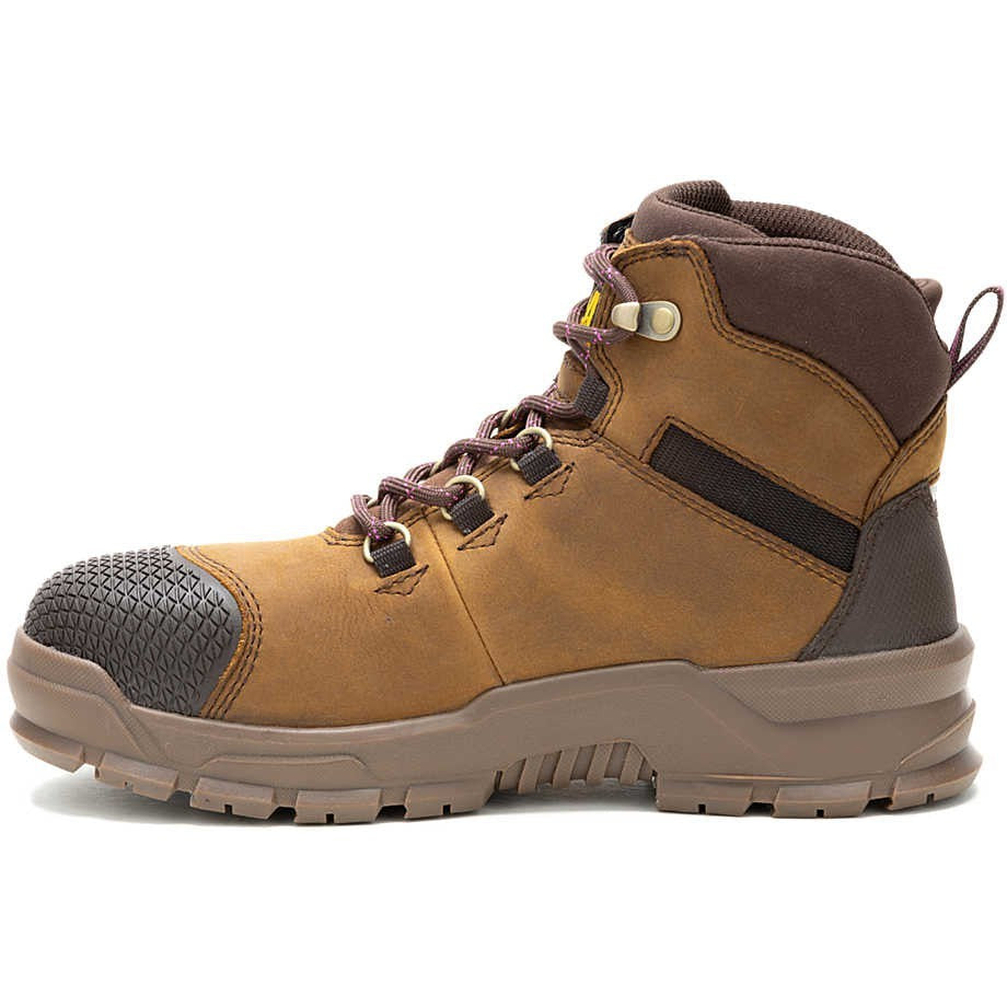 Cat Women's Accomplice X ST Waterproof Work Boot -Crisp- P91632