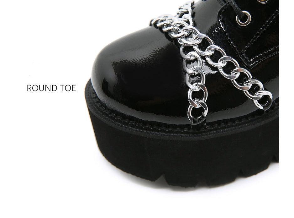 Chains-Buckles Gosh Boots