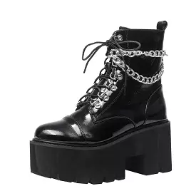 Chains Chunky Platform Boots