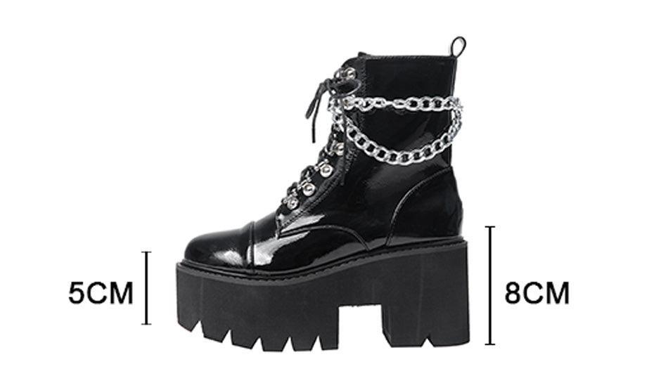 Chains Chunky Platform Boots