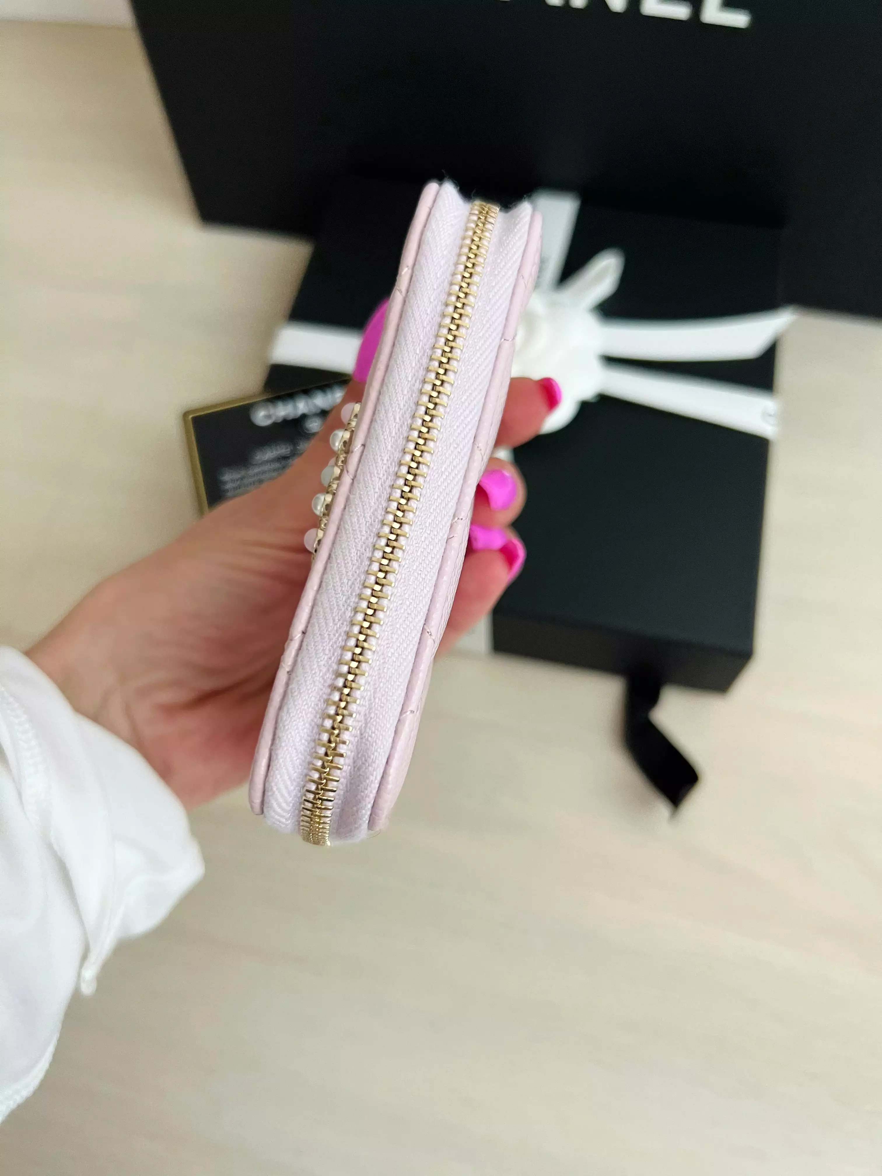 Chanel Mini Zip Wallet