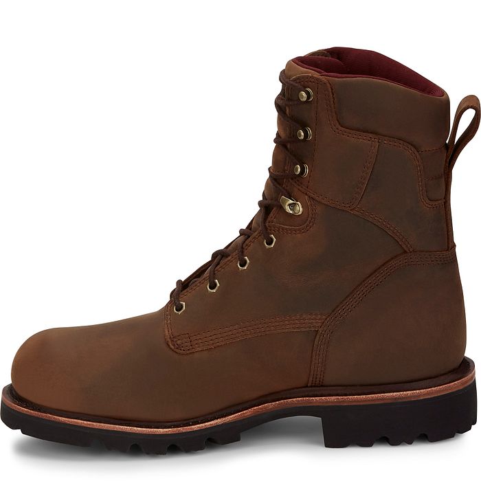 Chippewa Men's 8 Steel Toe 400G Ins WP Work Boot - Brown - 59330