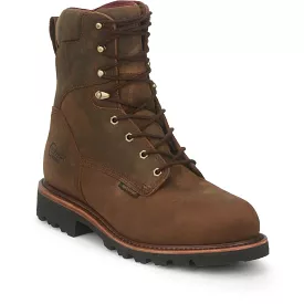 Chippewa Men's 8 Steel Toe 400G Ins WP Work Boot - Brown - 59330