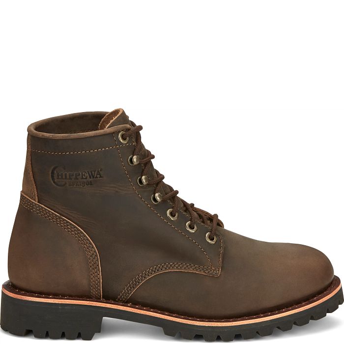 Chippewa Men's Classic 2.0 6 Plain Toe Work Boot - Brown - NC2080