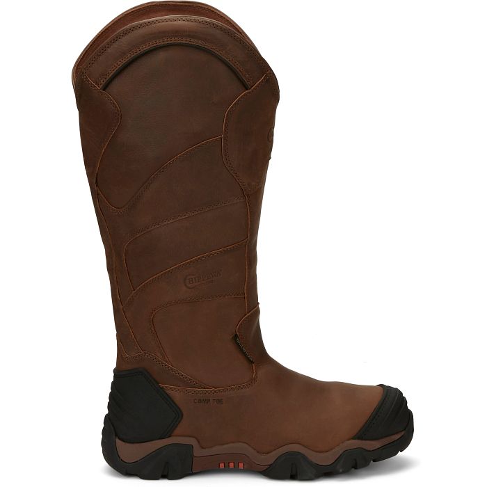 Chippewa Men's Cross Terrain 17 Comp Toe WP Pull-On Snake Boot- AE5034