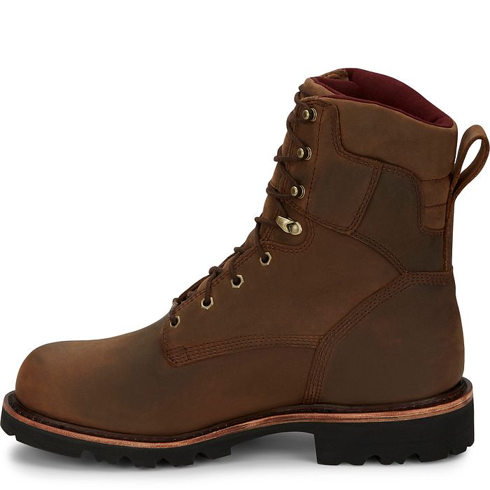 Chippewa Men's  Super Dna 8 WP Lace Up Work Boot - Brown - 59416