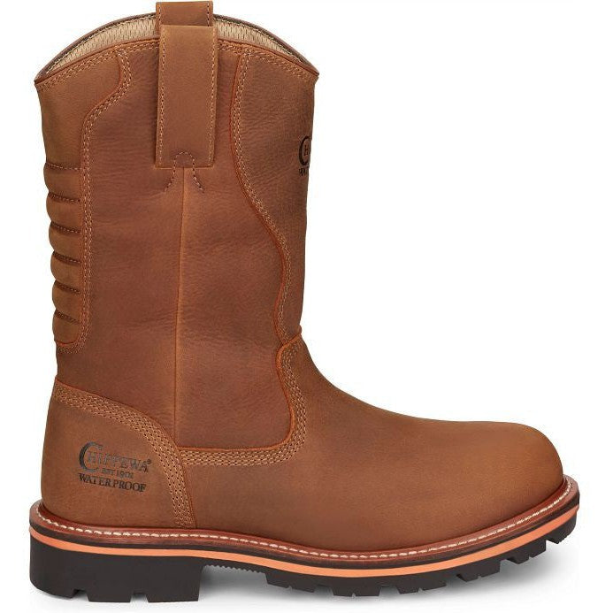 Chippewa Men's Thunderstruck 11 WP Slip Resist Work Boot -Tan- TH1040