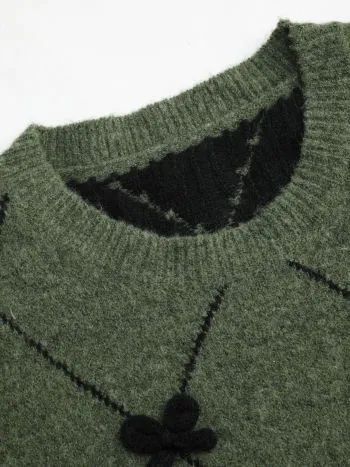 Cider  |Crew Neck Casual Style Wool Office Style Elegant Style