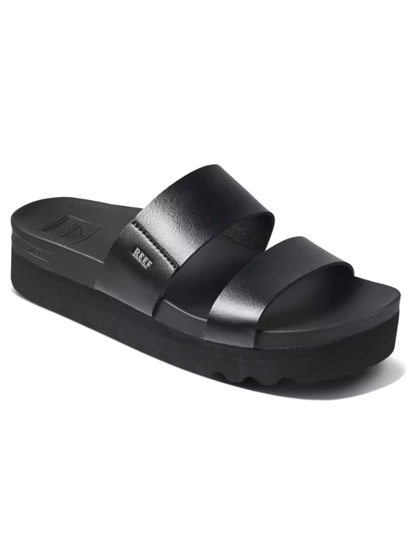 Cushion Vista Hi Black/Black Sandals