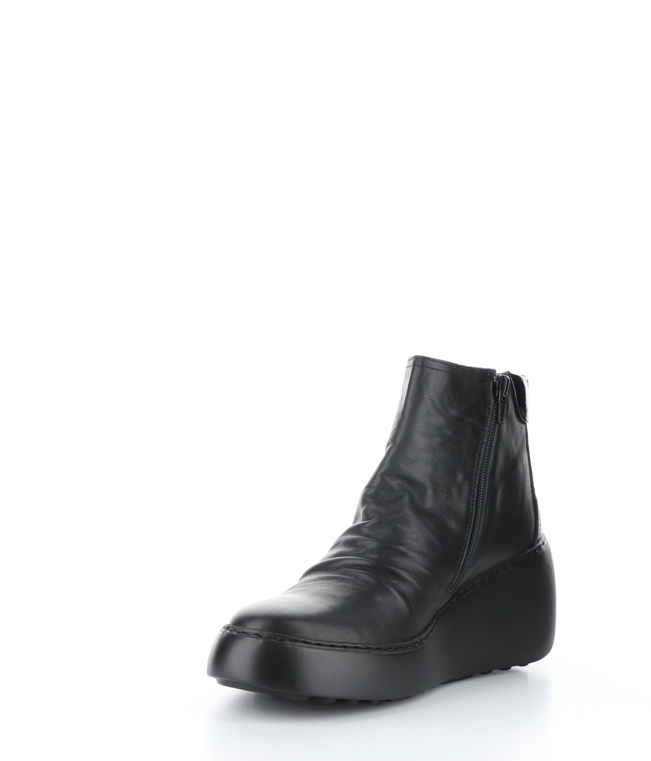 DABE461FLY 006 BLACK Round Toe Boots