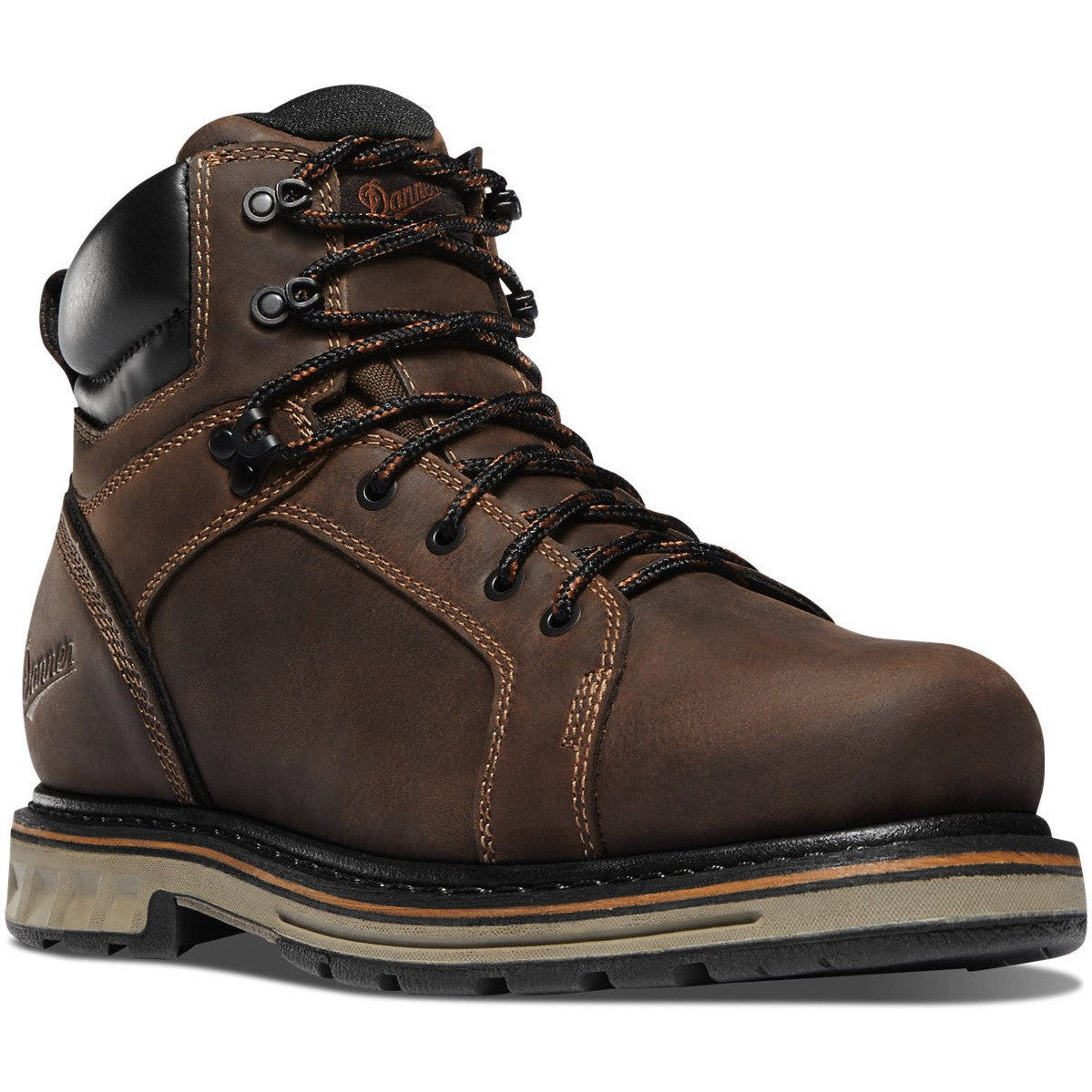 Danner Men's Steel Yard 6 PT Waterproof Work Boot -Brown- 12536