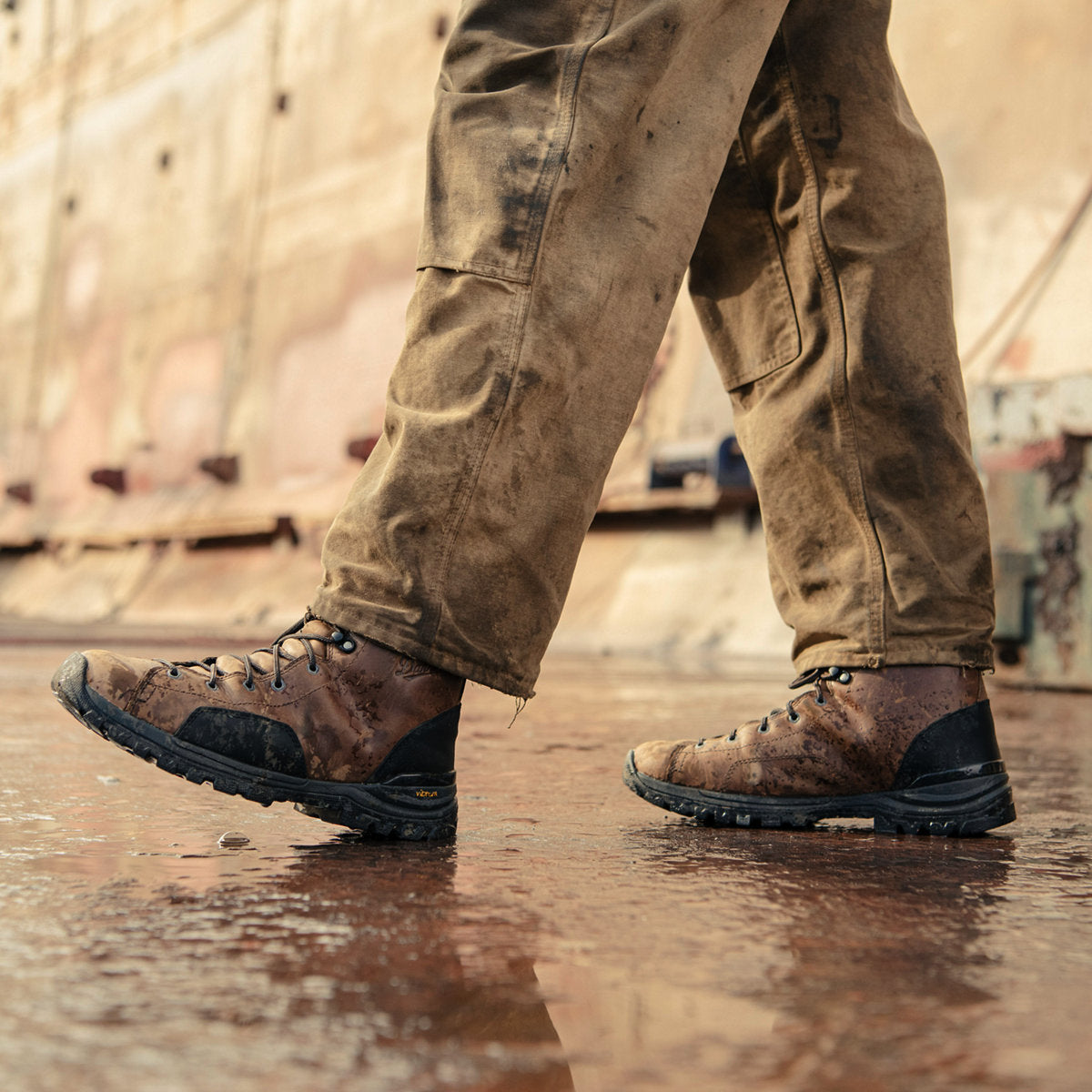 Danner Men's Stronghold 6 Waterproof Work Boot -Brown- 16722