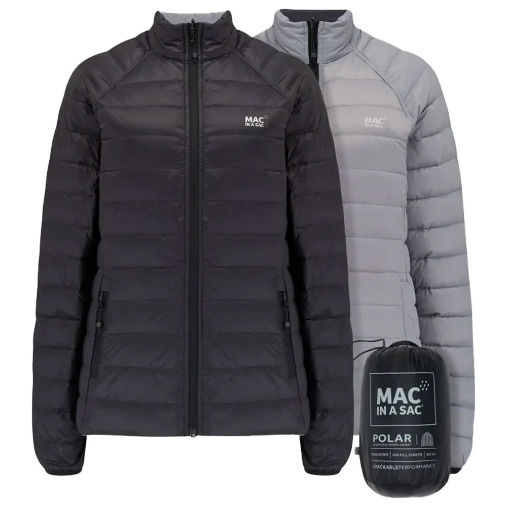 Down jackets MAC IN A SAC ---Polar Women Black Grey