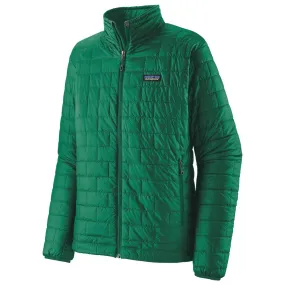 Down jackets Patagonia ---Nano Puff Jkt M's Conifer Green