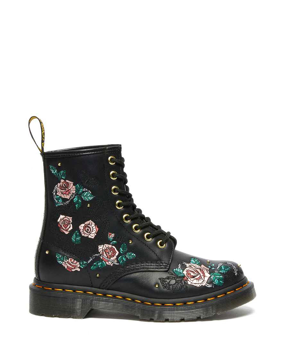 DR.MARTENS 1460 Vonda Floral Women | Black Nappa (26980001)