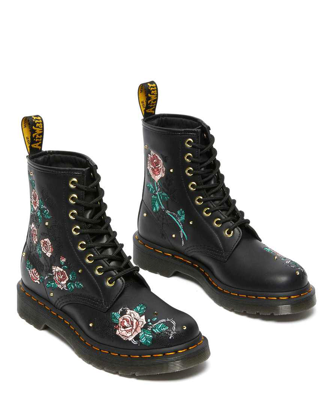 DR.MARTENS 1460 Vonda Floral Women | Black Nappa (26980001)