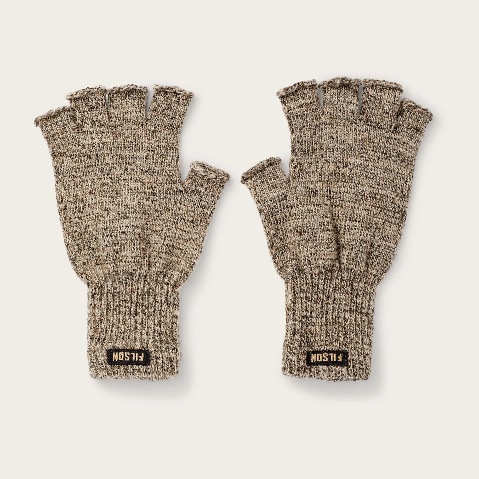 FINGERLESS KNIT GLOVES