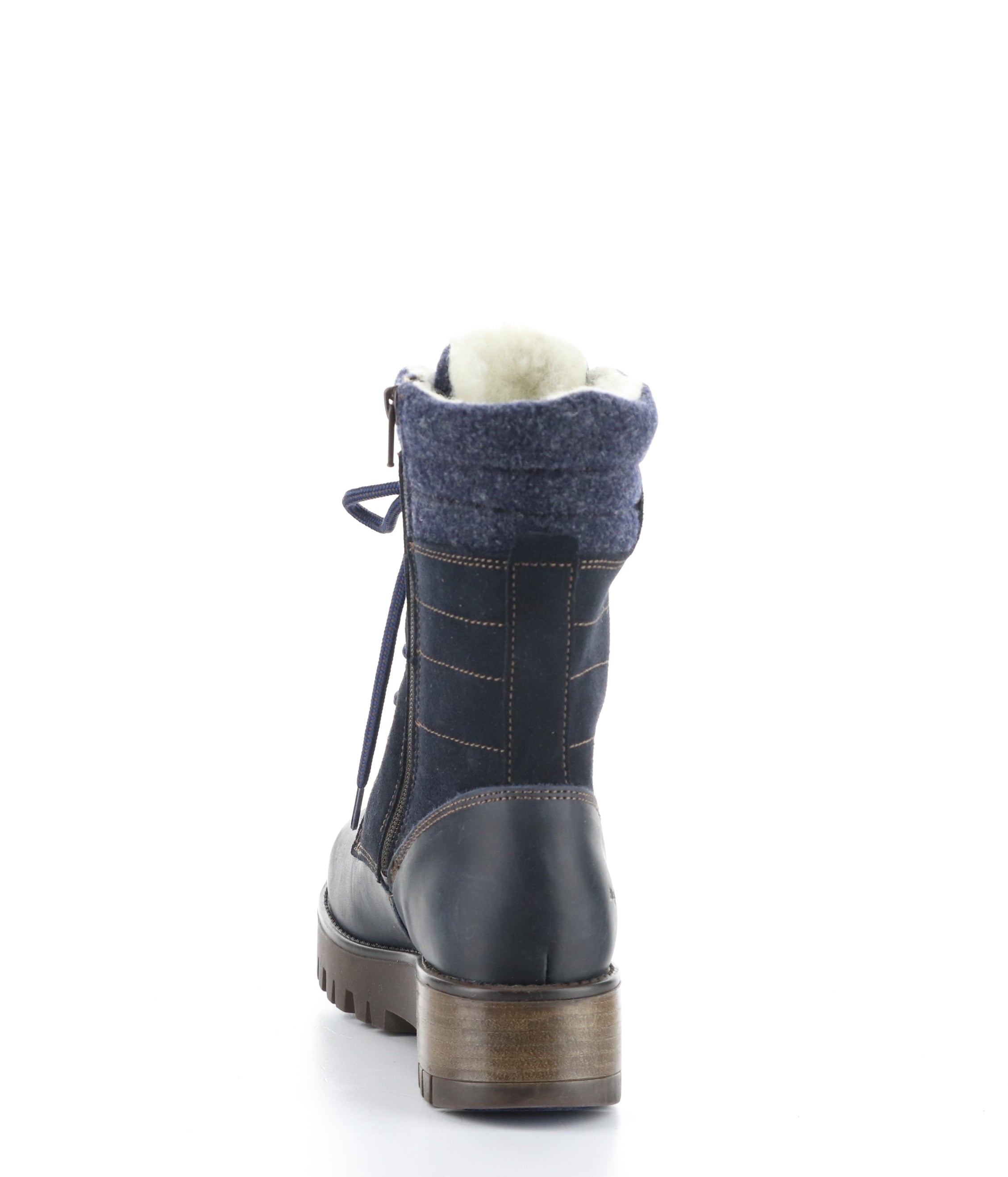 GALA PRIMA NAVY Round Toe Boots