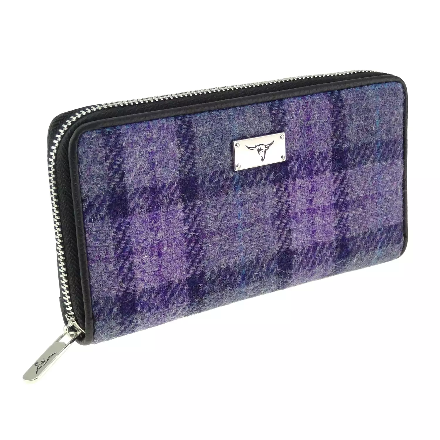 Harris Tweed Long Zip Wallet [21 Colors ]