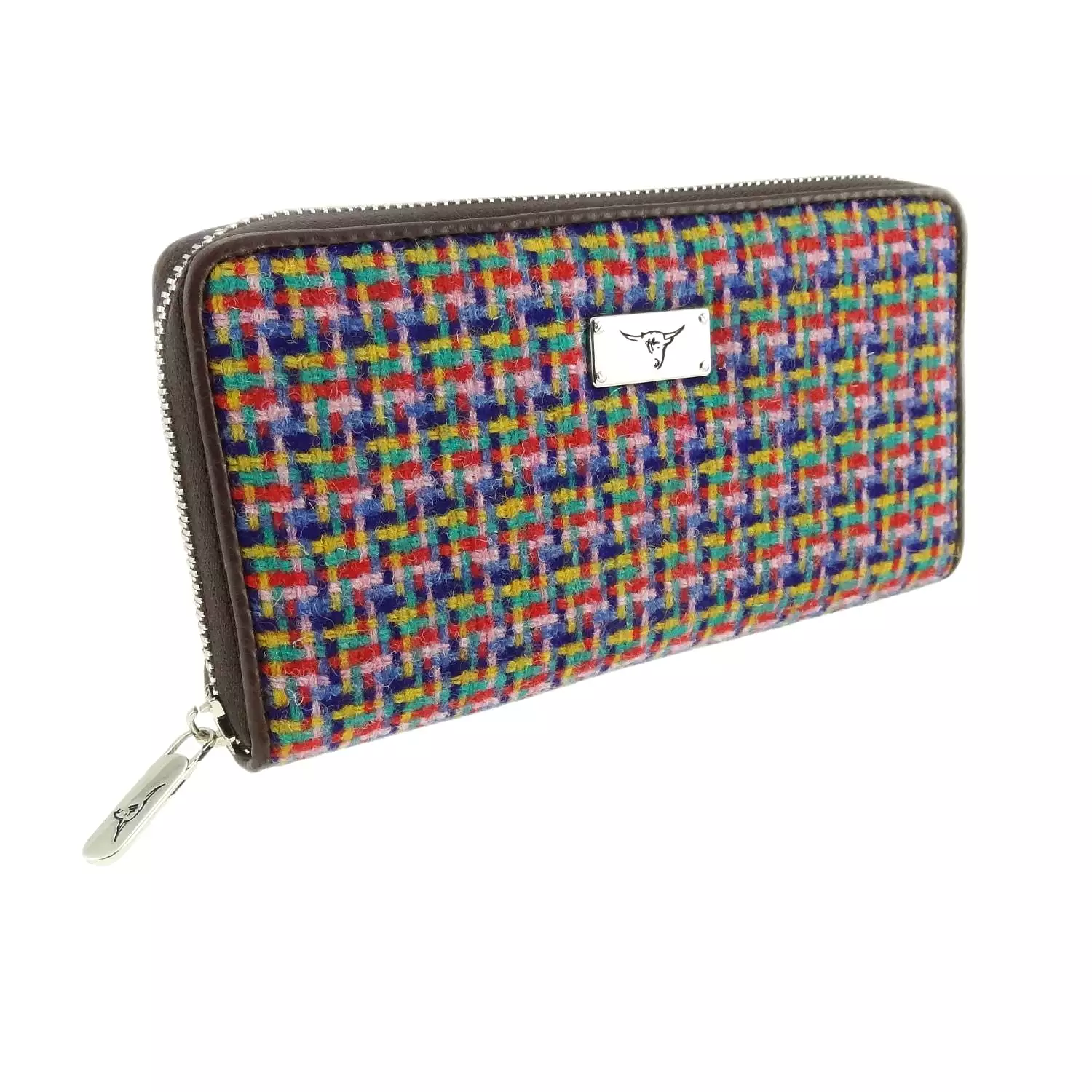 Harris Tweed Long Zip Wallet [21 Colors ]