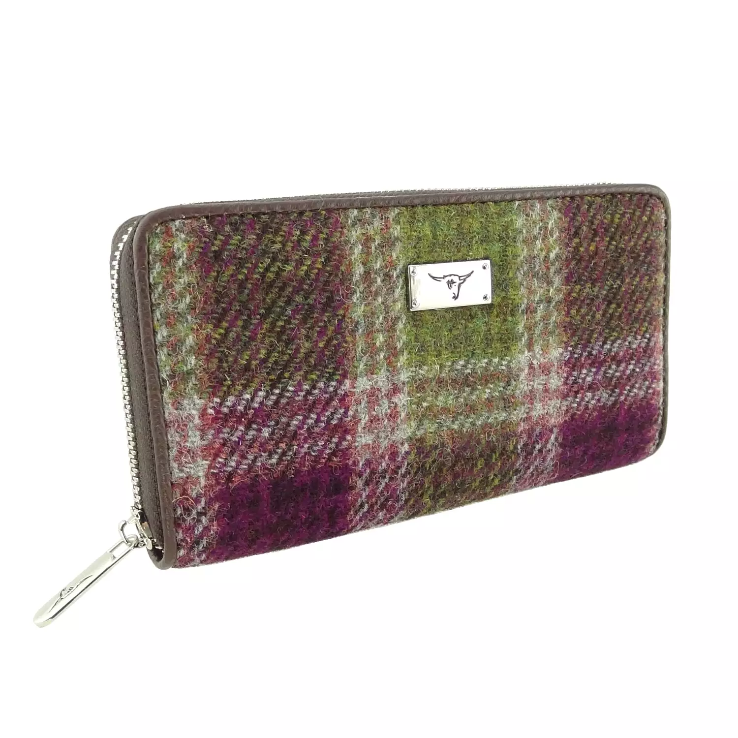 Harris Tweed Long Zip Wallet [21 Colors ]