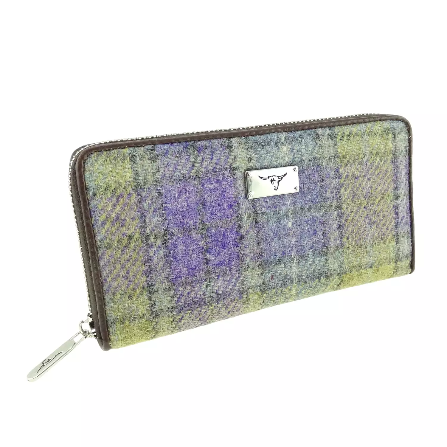 Harris Tweed Long Zip Wallet [21 Colors ]