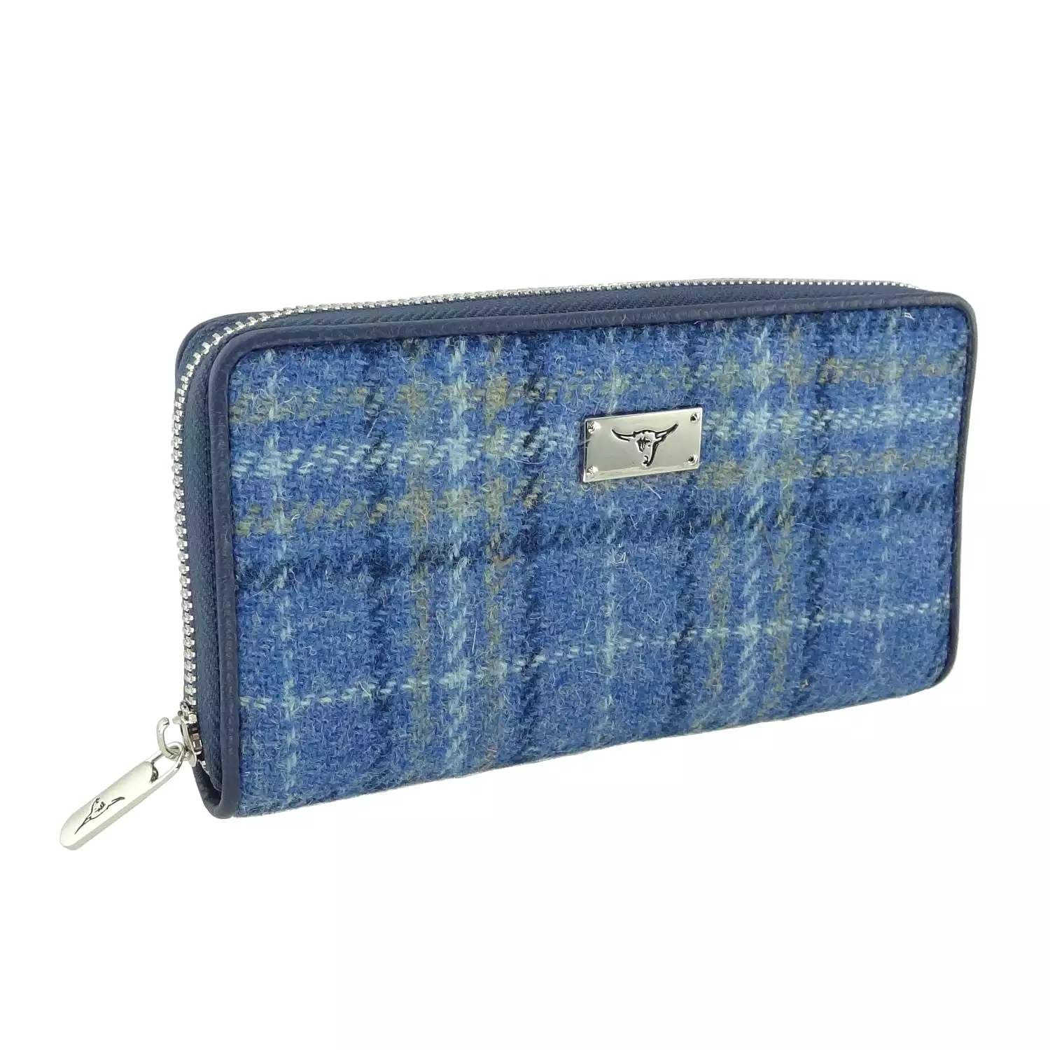 Harris Tweed Long Zip Wallet [21 Colors ]