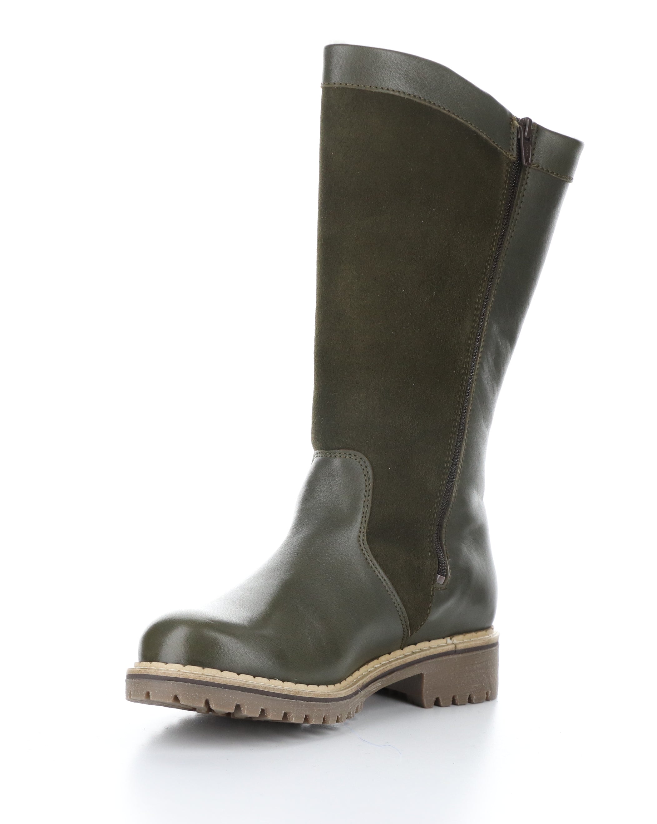 HENRY OLIVE Round Toe Boots