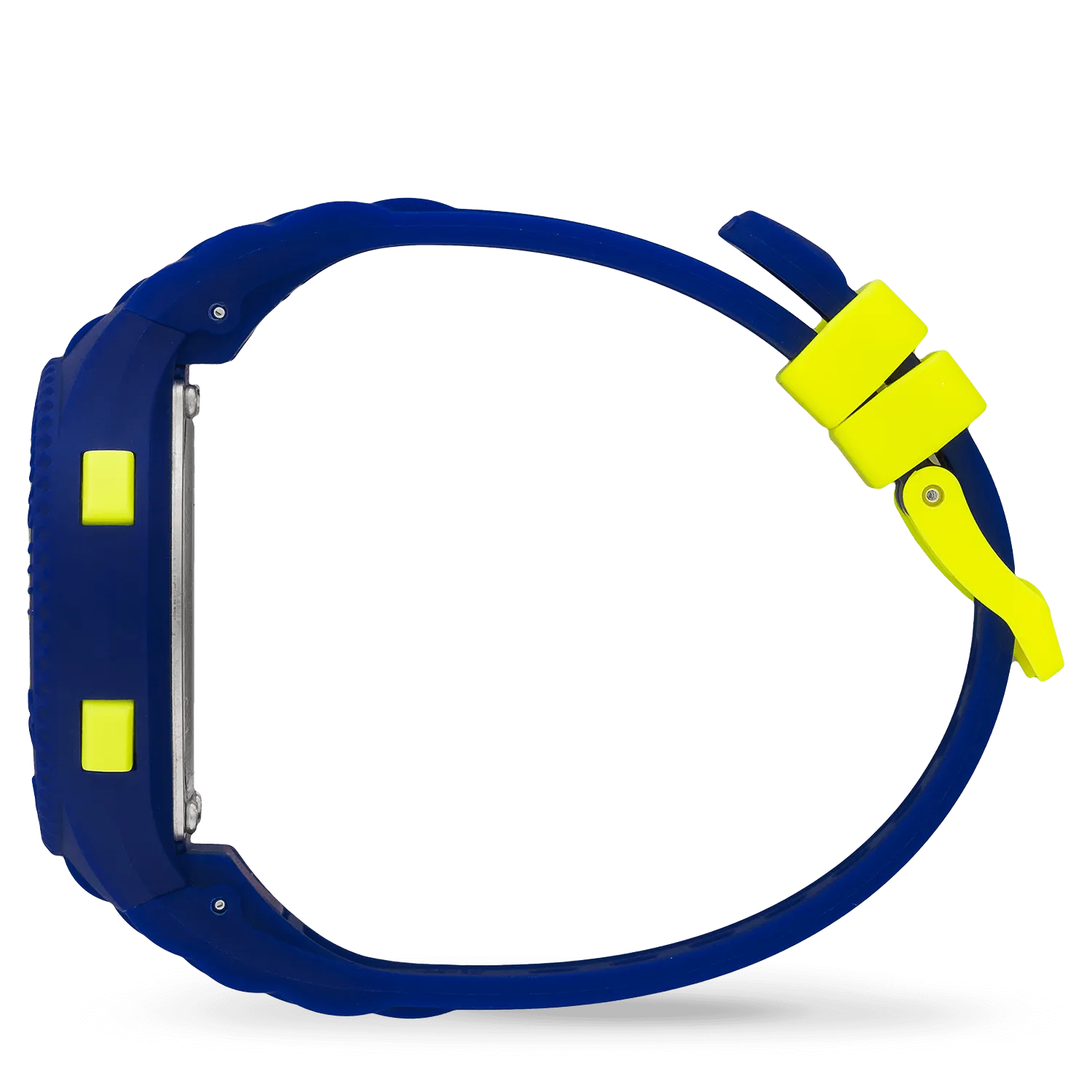 Ice - Digital Navy Yellow Small Watch