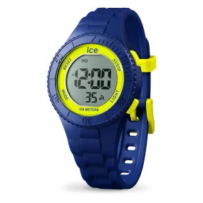 Ice - Digital Navy Yellow Small Watch