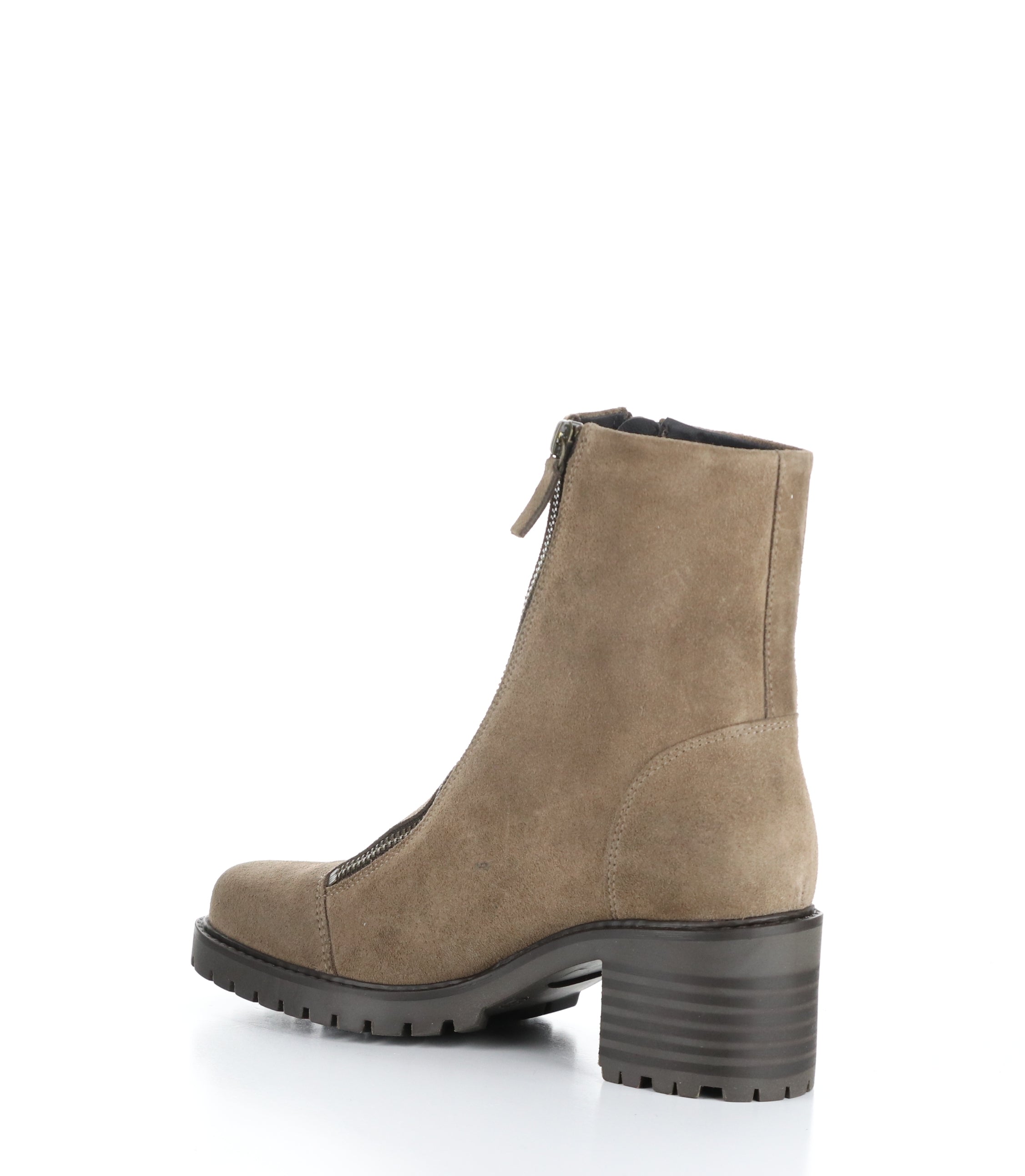 INGLE TAUPE Round Toe Boots