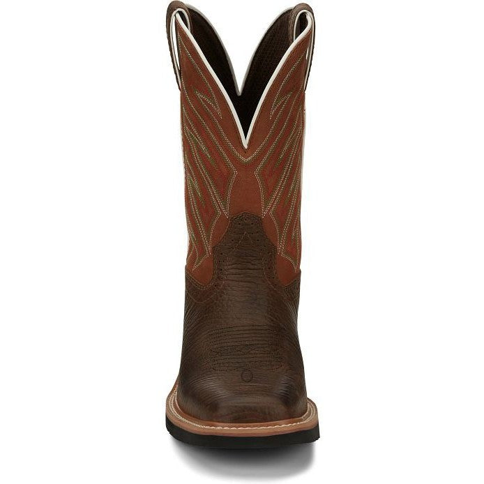 Justin Men's Electrician 11 Western Work Boot - Brown - SE4560